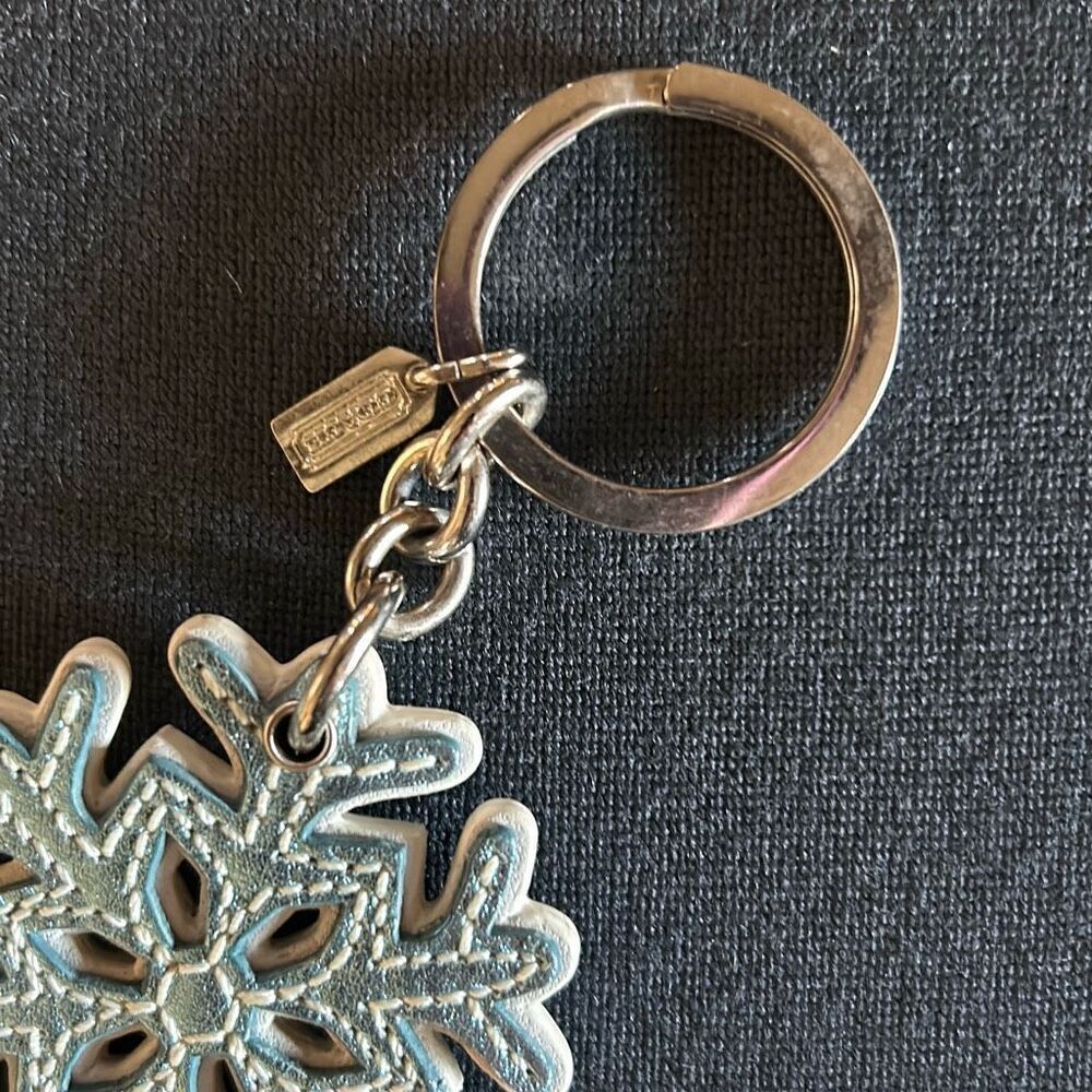 COACH Snowflake Keychain - Picture 3 of 3